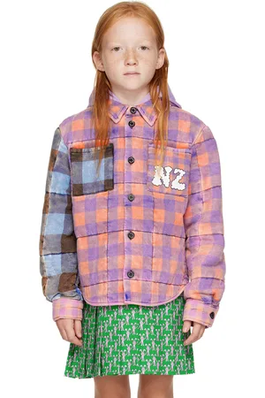 NZKidzzz Kids Orange & Purple Padded Jacket