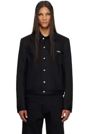 Rick Owens SSENSE Exclusive Black KEMBRA PFAHLER Edition Denim Jacket