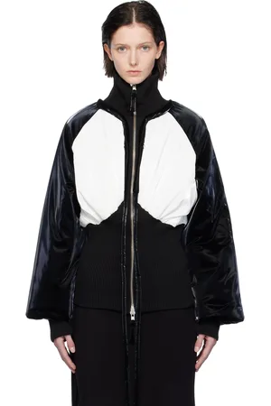OTTOLINGER Black & White Paneled Jacket