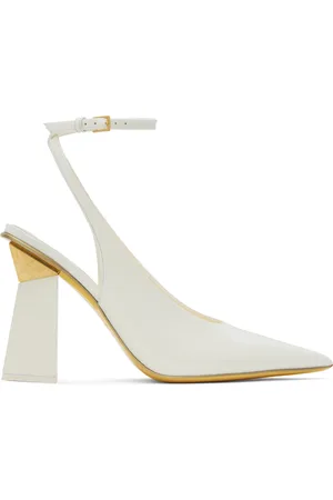 VALENTINO GARAVANI Off-White One Stud Hyper Heels
