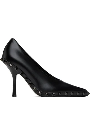 VALENTINO GARAVANI Black Rockstud Heels