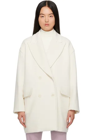 Max Mara White Meana Coat