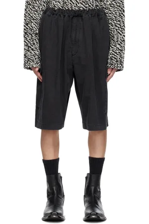Acne Studios Black Embroidered Shorts