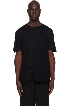 Nicolas Andreas Taralis Black Loose Thread T-Shirt
