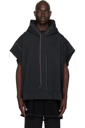 Nicolas Andreas Taralis Black Loose Thread Hoodie