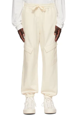 Jil Sander Off-White Drawstring Cargo Pants