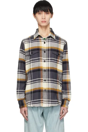 Noah NYC Gray & Orange Heavyweight Shirt