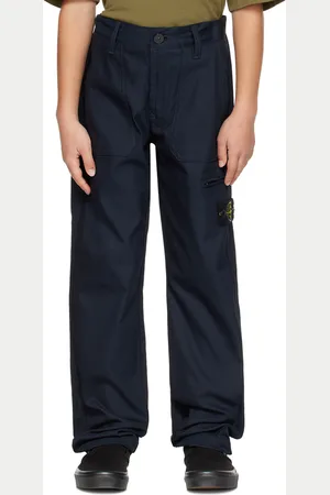 Stone Island Kids Navy 30609 Trousers