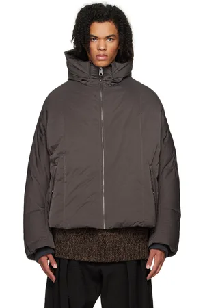 Bottega Veneta Gray Zip Down Jacket