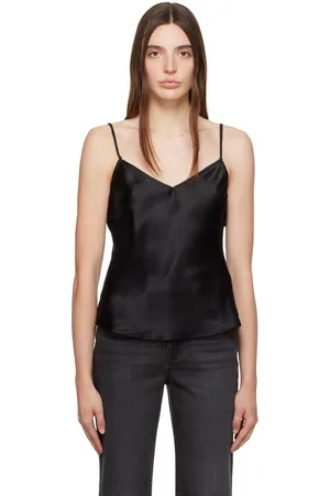 Frame Black V-Neck Camisole