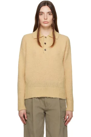Ami Yellow Brushed Polo