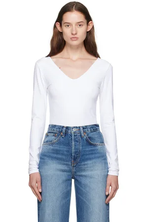 RE/DONE V-Neck Bodysuit