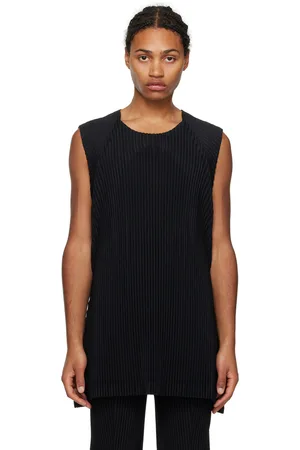 Issey Miyake Black Monthly Color October Tank Top