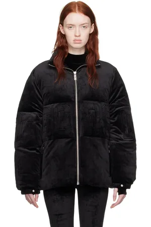 GCDS Black Embossed Down Jacket