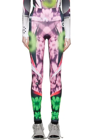 Paolina Russo SSENSE Exclusive Pink and Green Illusion Knit