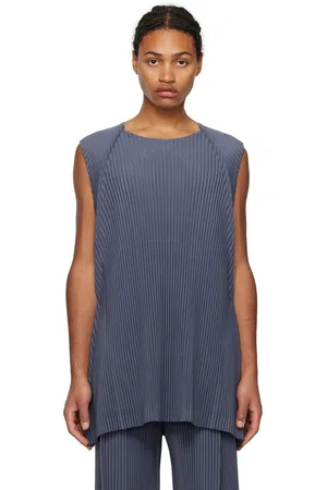 Issey Miyake Gray Monthly Color October Tank Top