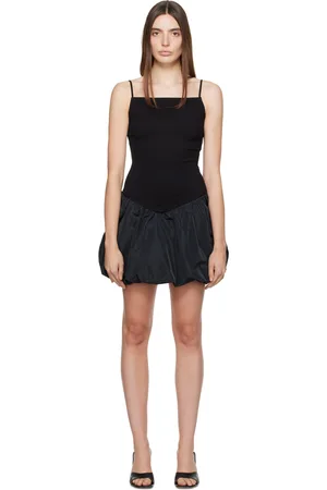 Staud Black Ablee Minidress