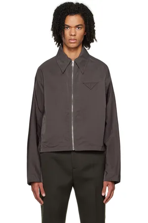 Bottega Veneta Gray Triangle Pocket Jacket