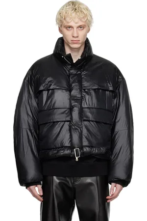 WOOYOUNGMI Black Belted Down Jacket