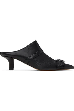 Maison Margiela Black Buckle Loafers