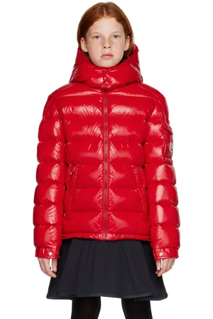 Moncler Kids Red Maya Down Jacket