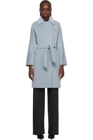 Light blue hot sale wool coats