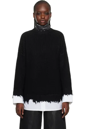 Maison Margiela Black Layered Sweater