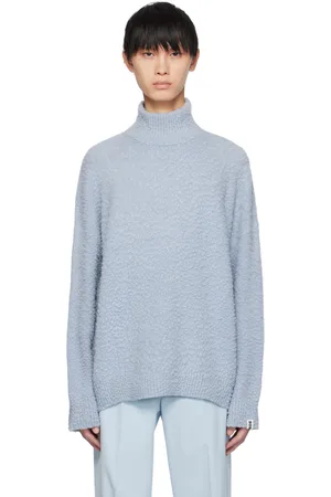 BONSAI Blue Casentino Turtleneck