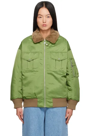 Nike Green Zip Bomber Jacket