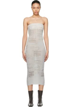 Paloma Wool Gray Mercat Midi Dress