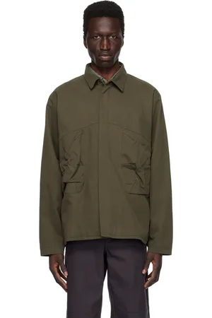 GR10K Khaki Spread Collar Jacket