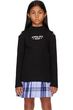 Anna Sui Kids Cutout Long Sleeve T-Shirt