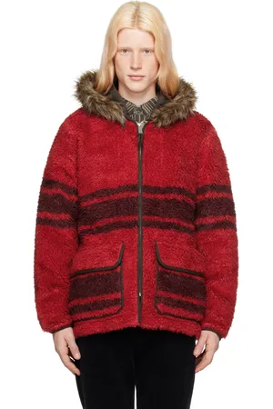 Ralph Lauren Red Striped Coat
