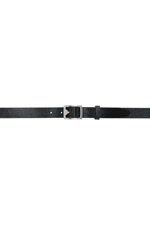 RAG&BONE Black Leather Baby Boyfriend 2.0 Belt