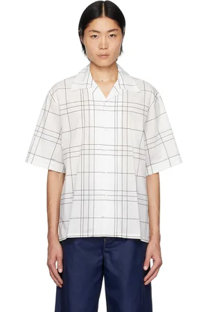 Marni White Check Shirt