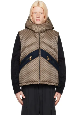 Balmain Brown Mini Monogram Vest