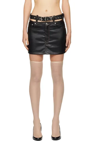 Y / PROJECT Y Belt Faux-Leather Miniskirt