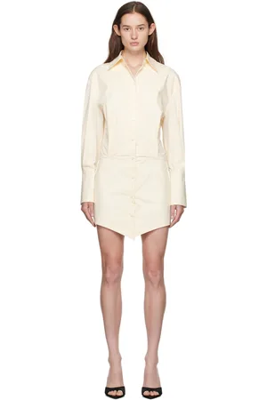 The Attico Off-White Silvye Minidress