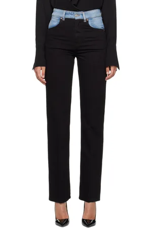 Victoria Beckham Blue & Black Julia Jeans