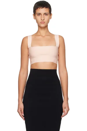 Victoria Beckham Pink Strap Tank Top