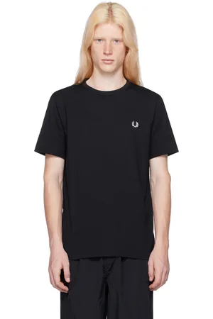 Fred Perry Black Ringer T-Shirt