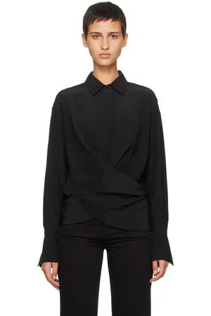 Victoria Beckham Wrap Front Blouse