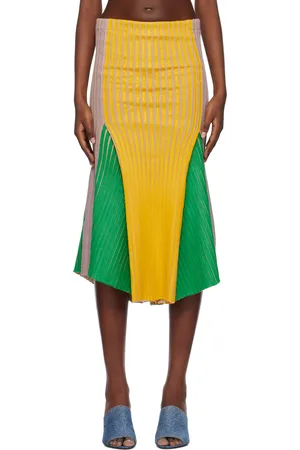Stanley SSENSE Exclusive Green & Yellow Midi Skirt