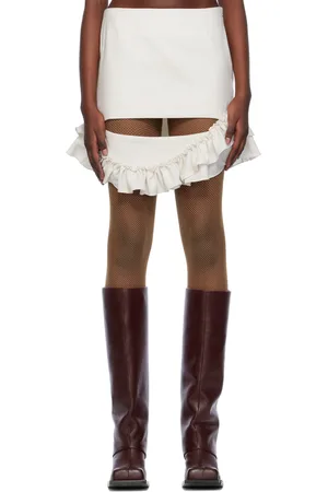 FIDAN NOVRUZOVA Off-White Maya Miniskirt