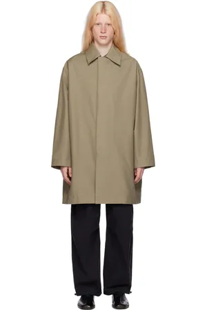 STUDIO NICHOLSON Khaki Chassis Coat