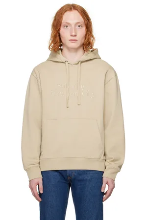 Saturdays NYC Beige Ditch Miller Hoodie