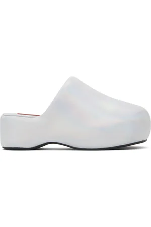 SIMON MILLER Silver Bubble Slip-On Loafers