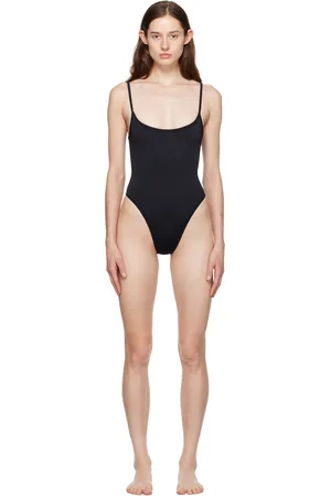 Haight SSENSE Exclusive Black Pipping Thidu Swimsuit