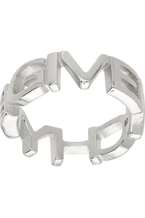 Givenchy Silver Letters Ring