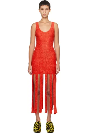 SIMON MILLER Red Tira Maxi Dress